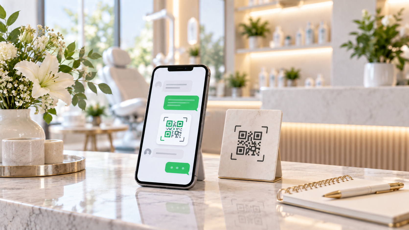 サロンの紹介制度を仕組み化する方法|LINE・QRコード・紹介URLの活用のイメージ